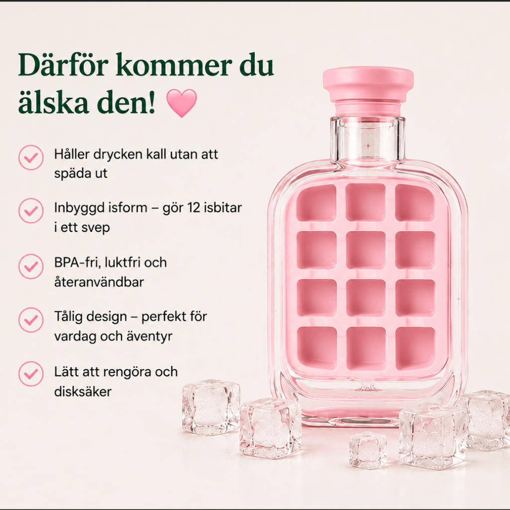 Savio ice cube bottle