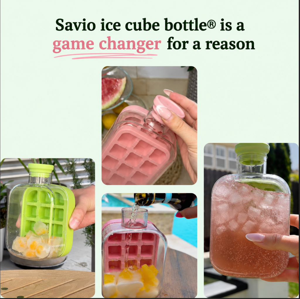 Savio ice cube bottle