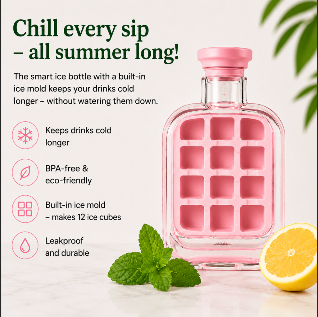 Savio ice cube bottle