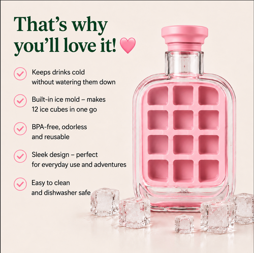 Savio ice cube bottle